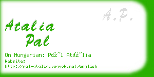 atalia pal business card